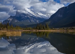Mt. Rundle mirrors